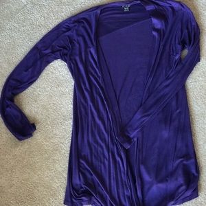 Gently Used Deep Purple Volcom Light Cardigan